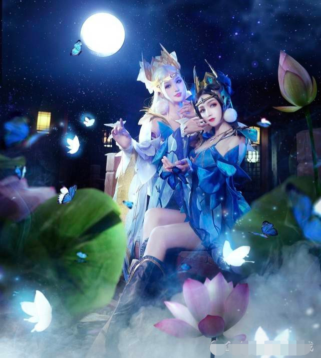 堪称"王者4美"cos,貂蝉迷人两闺蜜,西施本施,看到昭君:就这?