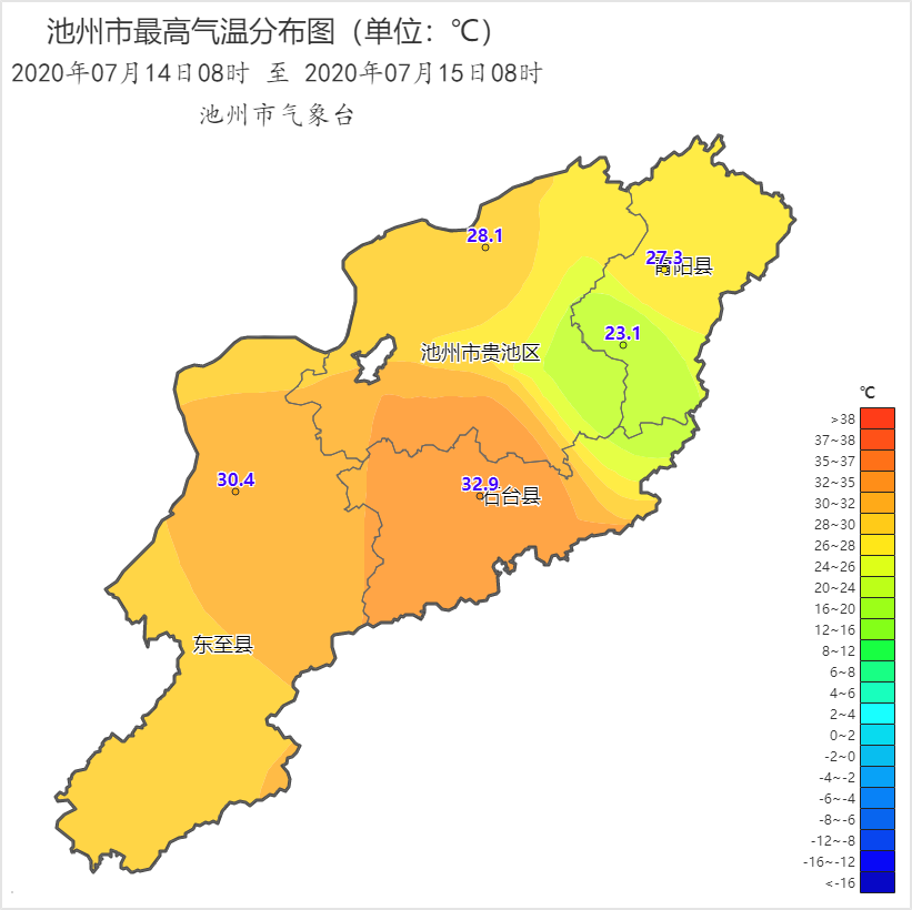 池州:未来几天有持续性降水,注意防范!