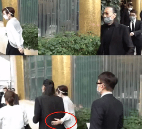 何鸿燊|曾经的情侣一同现身赌王葬礼，举止亲密似恋人，身后老公很无奈