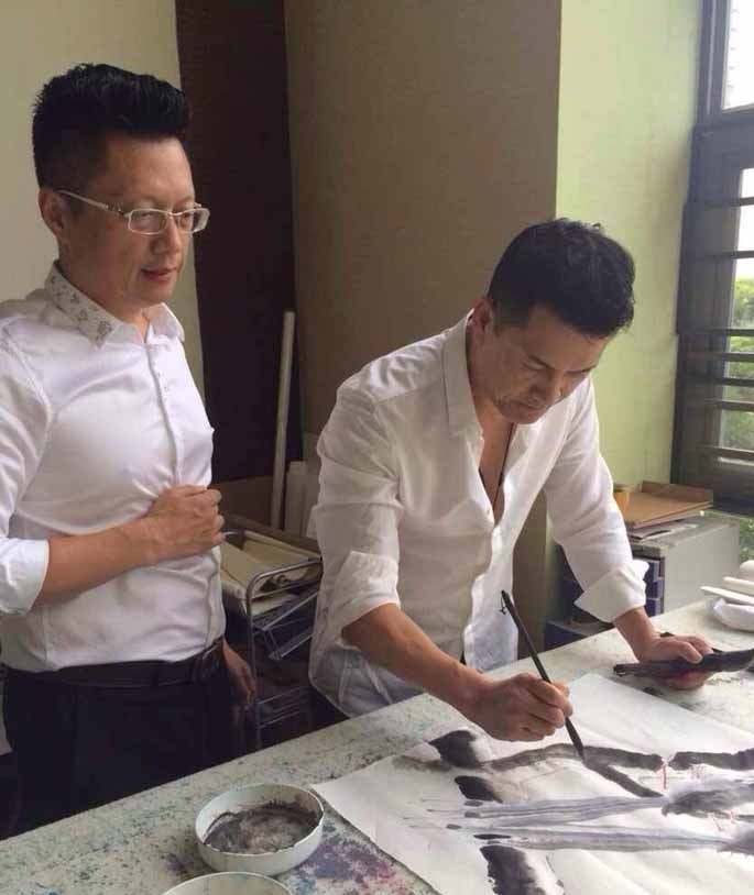 吕良伟|演员吕良伟的国画欣赏：写意画水平相当高，不输一流的国画大师