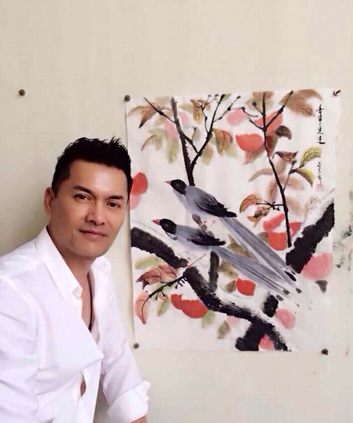 吕良伟|演员吕良伟的国画欣赏：写意画水平相当高，不输一流的国画大师