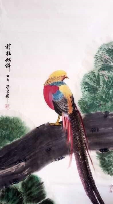 吕良伟|演员吕良伟的国画欣赏：写意画水平相当高，不输一流的国画大师