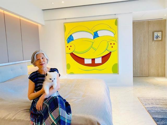 周杰伦|周杰伦晒妈妈近照，身着连衣裙抱宠物端坐气质佳，被儿子猛夸时尚