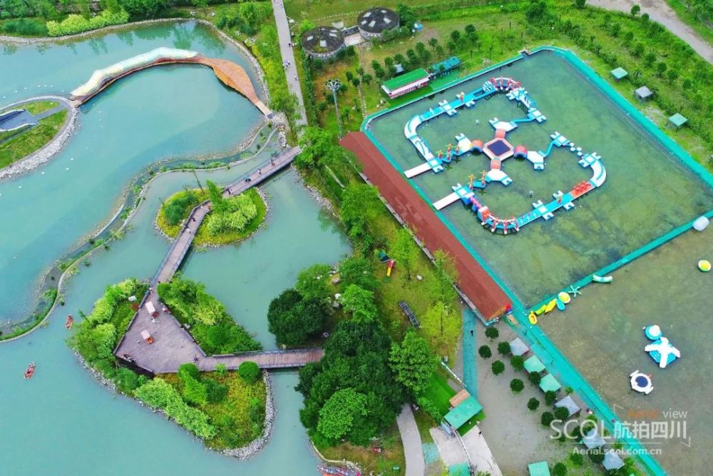 彭州小鱼洞玩水露营来鱼凫湿地公园清凉一夏