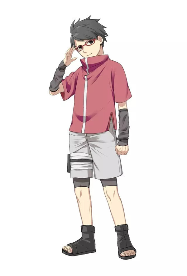 博人传新生代变换性别后博人是双马尾萝莉佐良娜帅过佐助