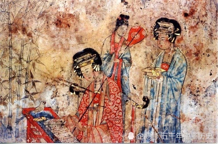 内蒙古|内蒙古赤峰发现辽代贵族墓，出土大量精美壁画，再现杨贵妃真容！