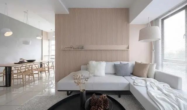 温柔暖杏木格栅 新加坡125 6 简约日系挑空宅 腾讯新闻