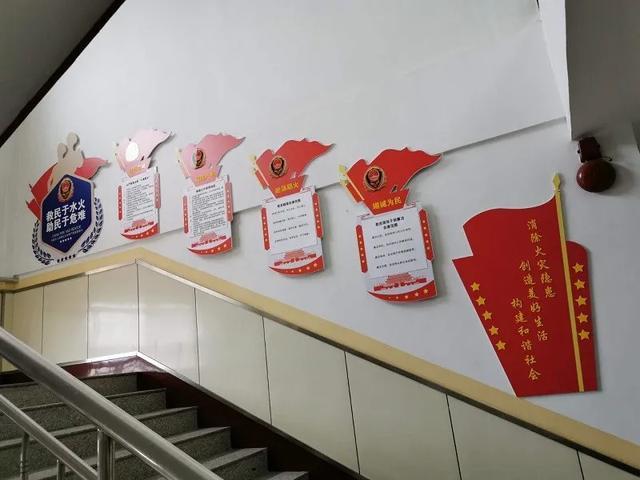 炎炎夏日这道亮丽的风景线叫消防文化墙