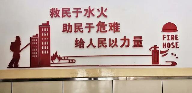 炎炎夏日这道亮丽的风景线叫消防文化墙