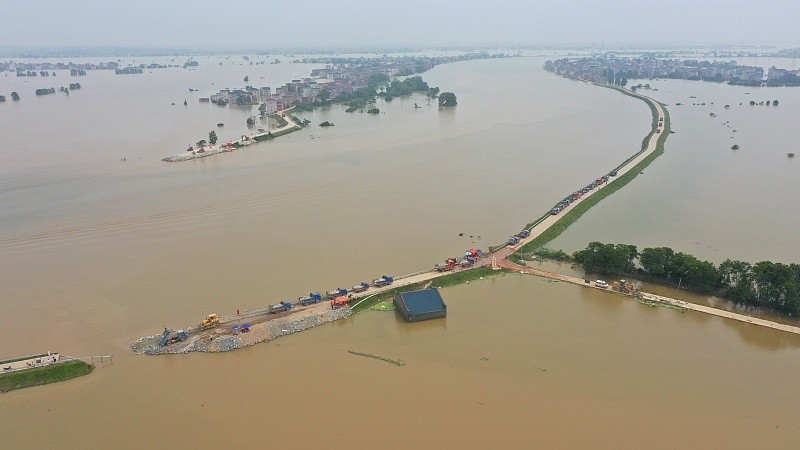 长江洪水肆虐,15张图看鄱阳湖流域水灾,张张触动人心