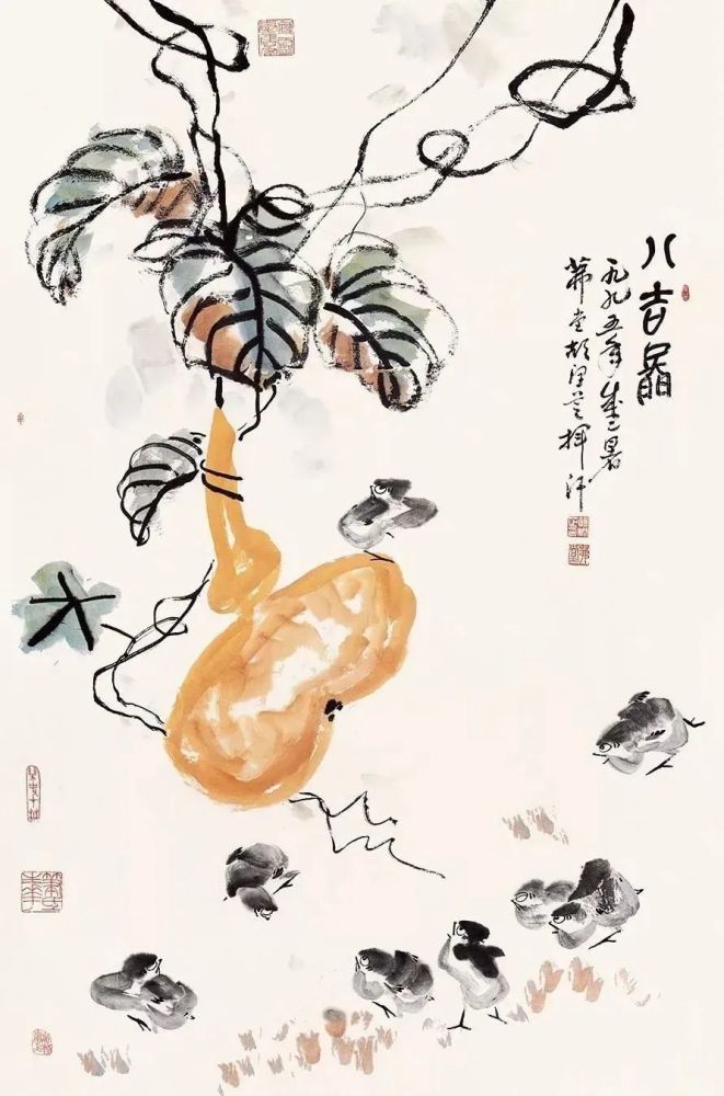 胡润芝|这位老先生的花鸟，超凡脱俗