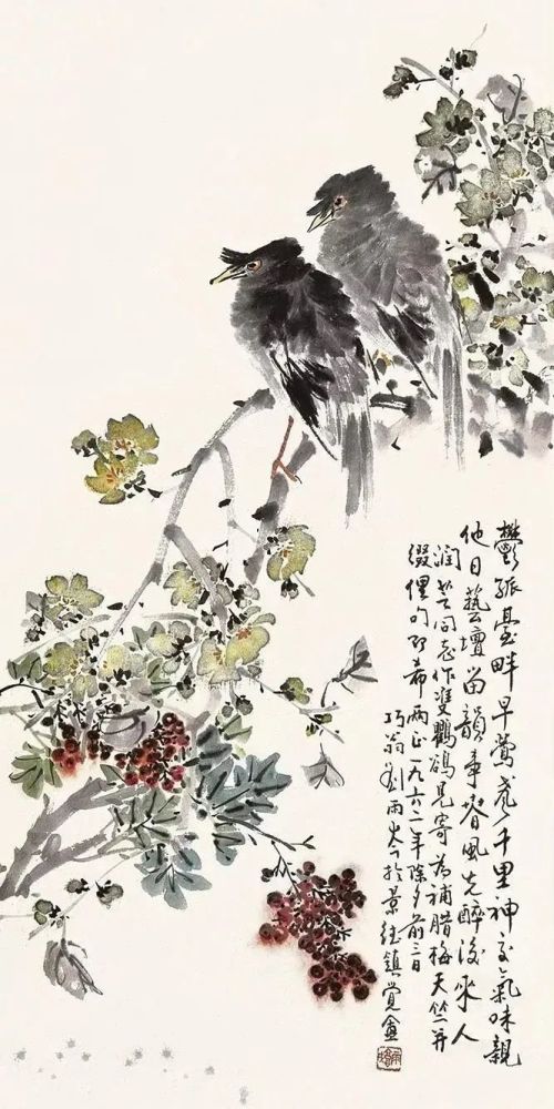 胡润芝|这位老先生的花鸟，超凡脱俗