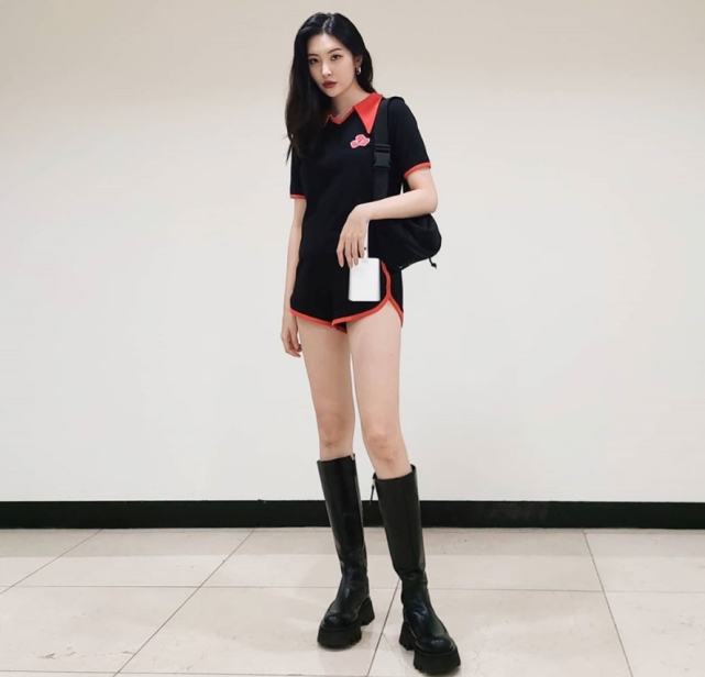 宣美穿纱裙偶遇路人被抓拍看清生图下的腿型直男不淡定了