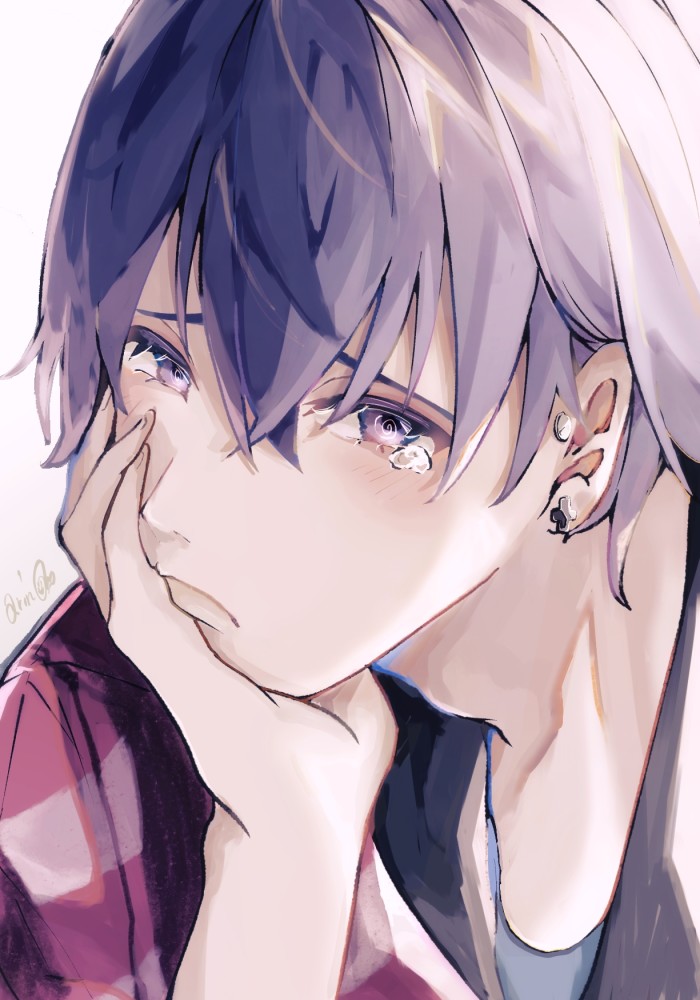 "pixiv特辑"毫无防备的侧脸.托腮特辑