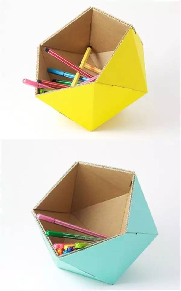 废旧的纸板,是很多爱手工diy的小伙伴最常用,也最喜欢的材料之一,它的