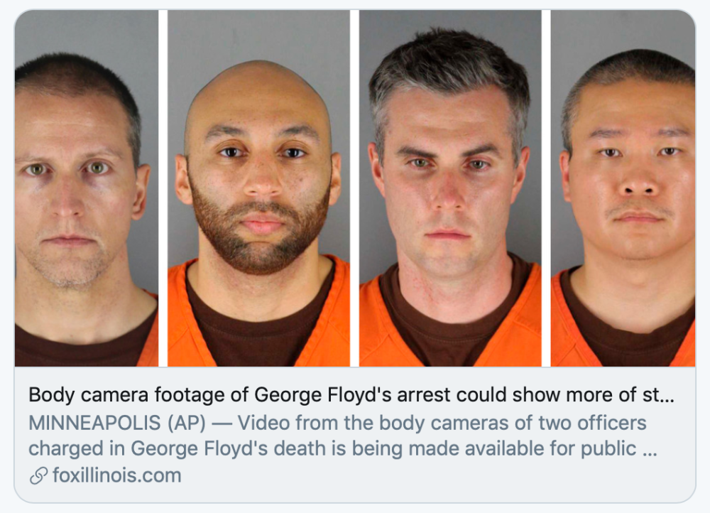 警察|弗洛伊德案执法记录视频公开：警察靠近15秒就拔枪、得知无脉搏仍锁喉