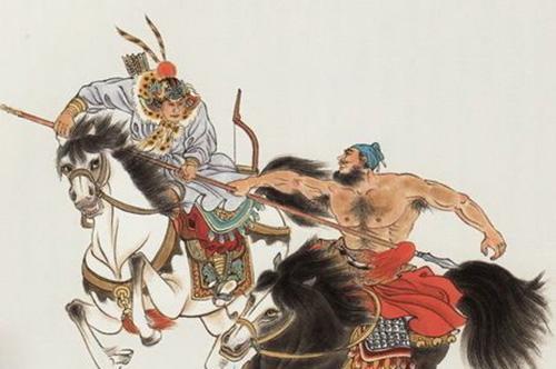 乙卯,王乘左广以逐赵旃.赵旃弃车而走林,屈荡搏之,得其甲裳.