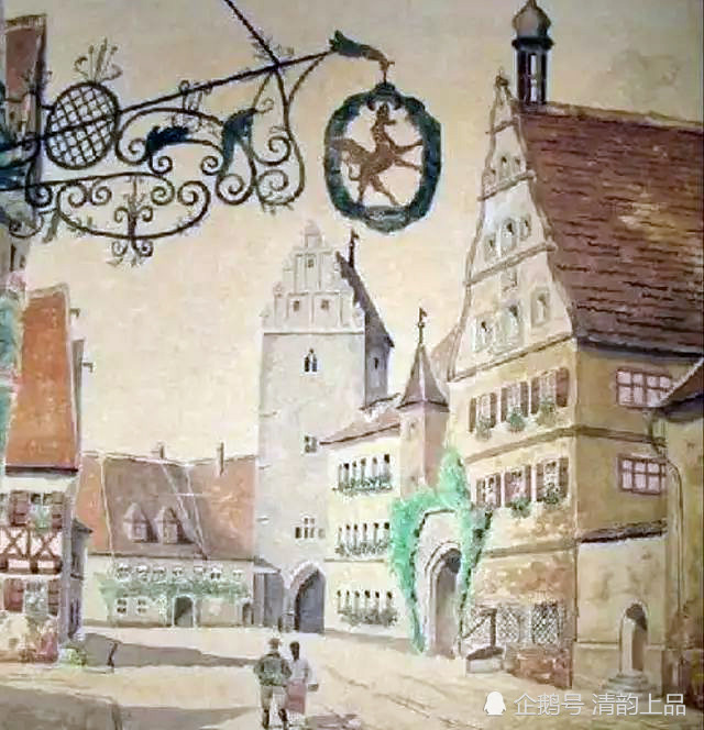 阿道夫·希特勒|希特勒想成为一名真正的画家，前后四次报考了维也纳美术学院