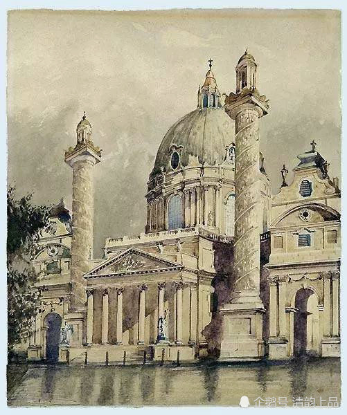 阿道夫·希特勒|希特勒想成为一名真正的画家，前后四次报考了维也纳美术学院