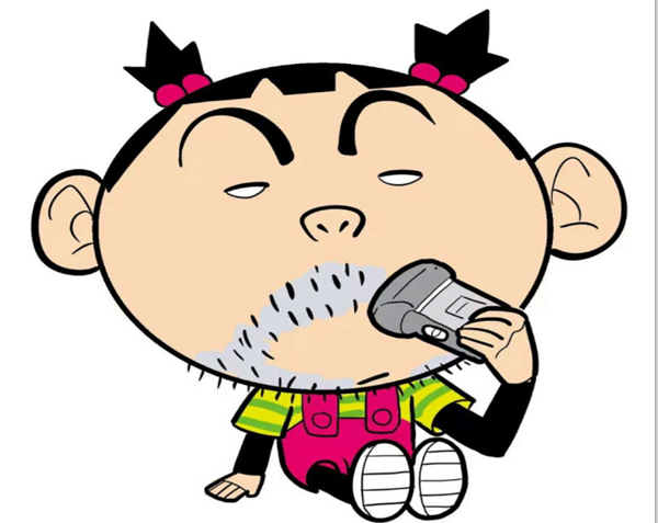 阿衰漫画:大脸妹戴"假睫毛"好看吗?阿衰:我发誓真的美!