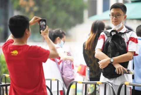 中考|现场 中考开考