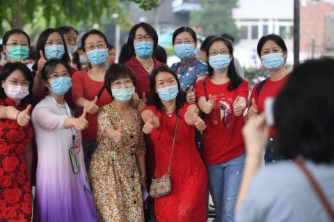 中考|现场 中考开考