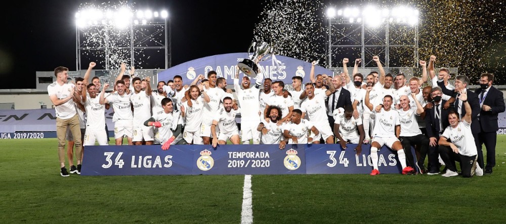 皇马提前一轮加冕西甲冠军齐达内展现超级效率