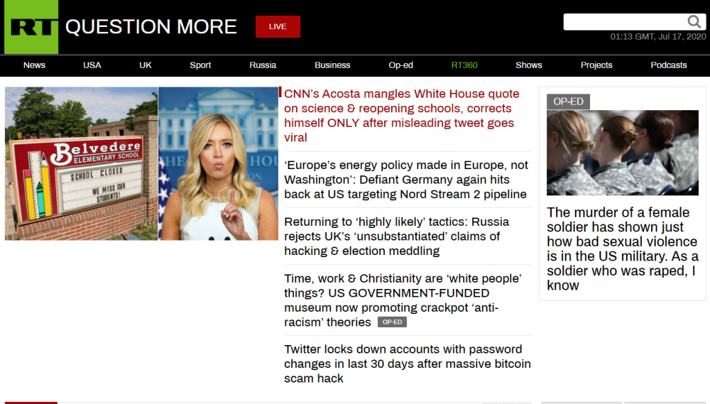 白宫|国际媒体头条速览：新增病例11次破纪录，白宫：科学不应阻挡开学