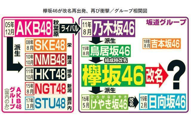 毕业成员丑闻太多而被迫改名 欅坂46解散重组的真正原因 腾讯新闻