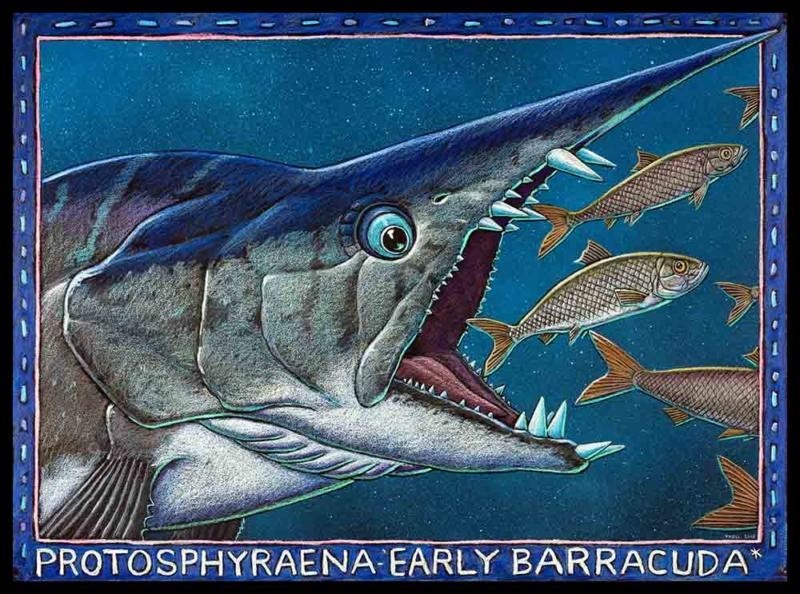 约瑟夫·雷迪|恐龙时代的“剑鱼”，嘴中长满锋利牙齿