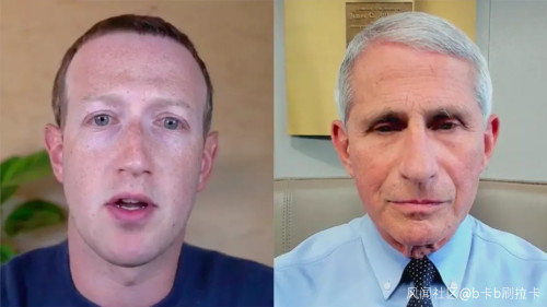 扎克伯格|扎克伯格对话福奇：对美国应对新冠疫情感到失望