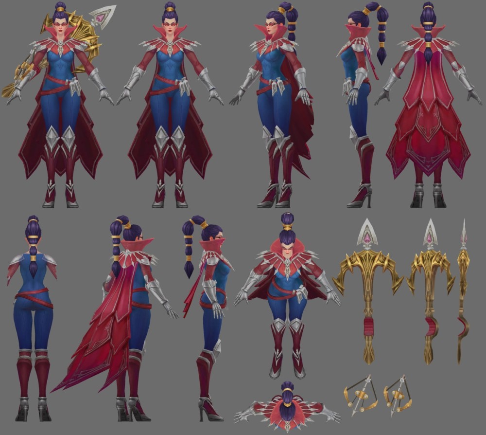 lol手游模型设计公布拉克丝已成第一美女薇恩胖成了uzi的模样