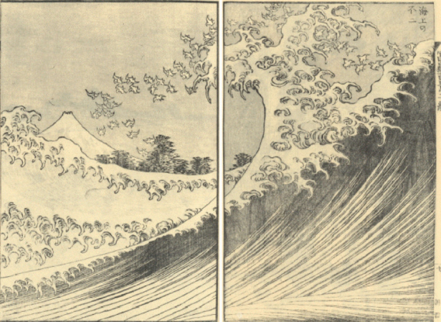 神奈川巨浪|浮世绘大师葛饰北斋绘画技巧里的算法思想和入微观察