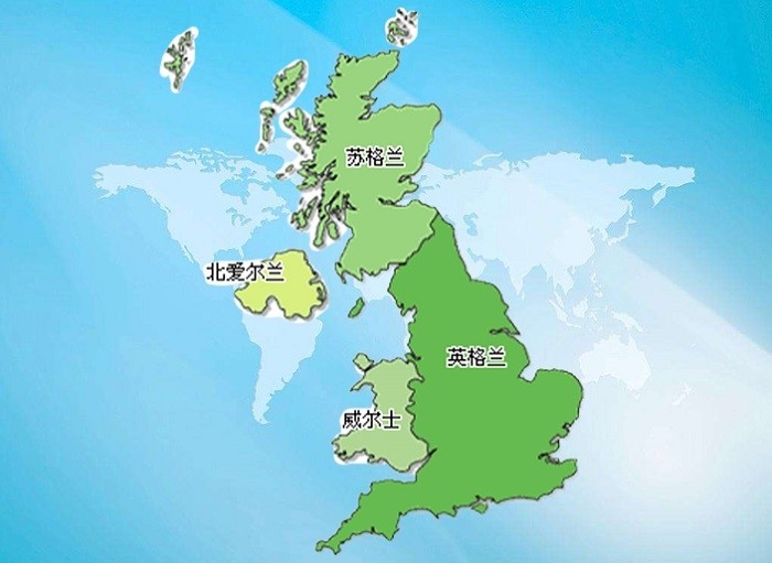 苏格兰的地图具体位置图片