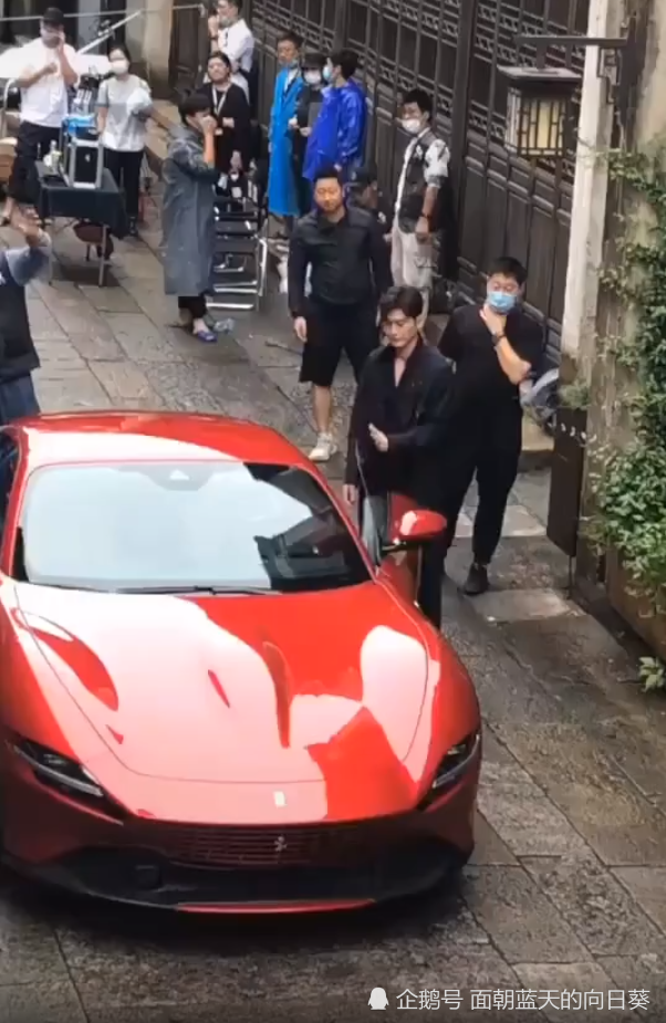 张翰终于为"法拉利"代言?