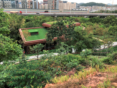 地图吧西丽生态公园参观指导图深湾街心公园与西丽生态公园通过采用渗