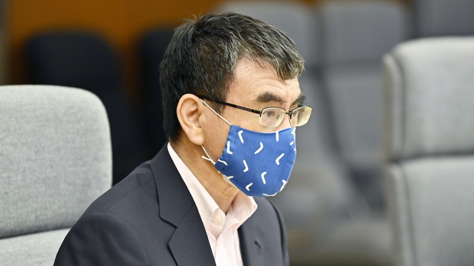 河野太郎|求你了！日本防务大臣河野太郎卑微发言：美军应检测完新冠再来日