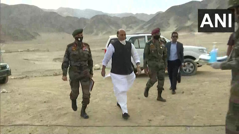 拉吉纳特·辛格|印度防长也去中印边境了