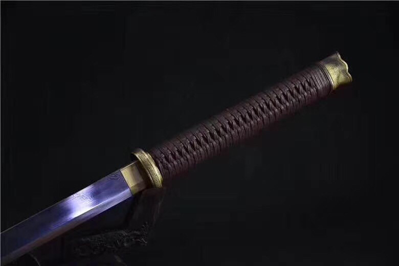 唐横刀|包铜鞘扭转纹唐横刀