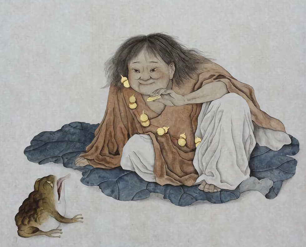 刘海戏金蟾,步步钓金钱