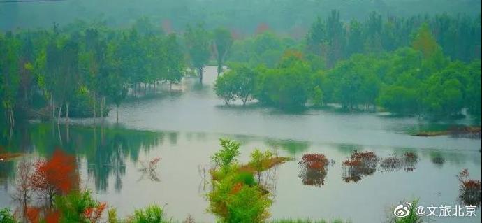 永定河|烟雨朦胧永定河，美景如画在房山！