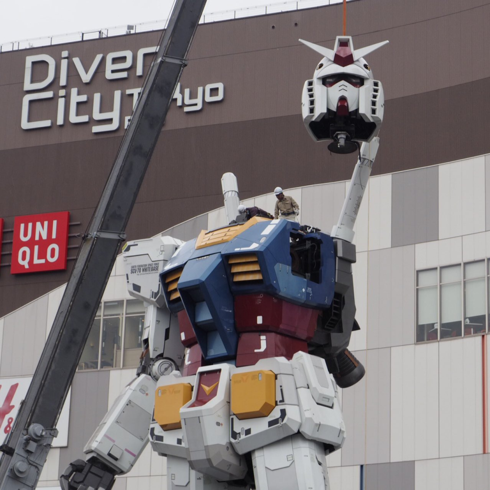 当然,如今到台场的话已经看不到这台「元祖高达」了,因为在"服役"五年