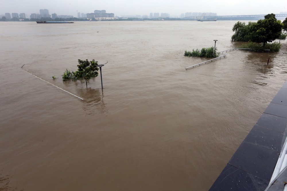 长江潮位突破历史江苏39个站点水位超警