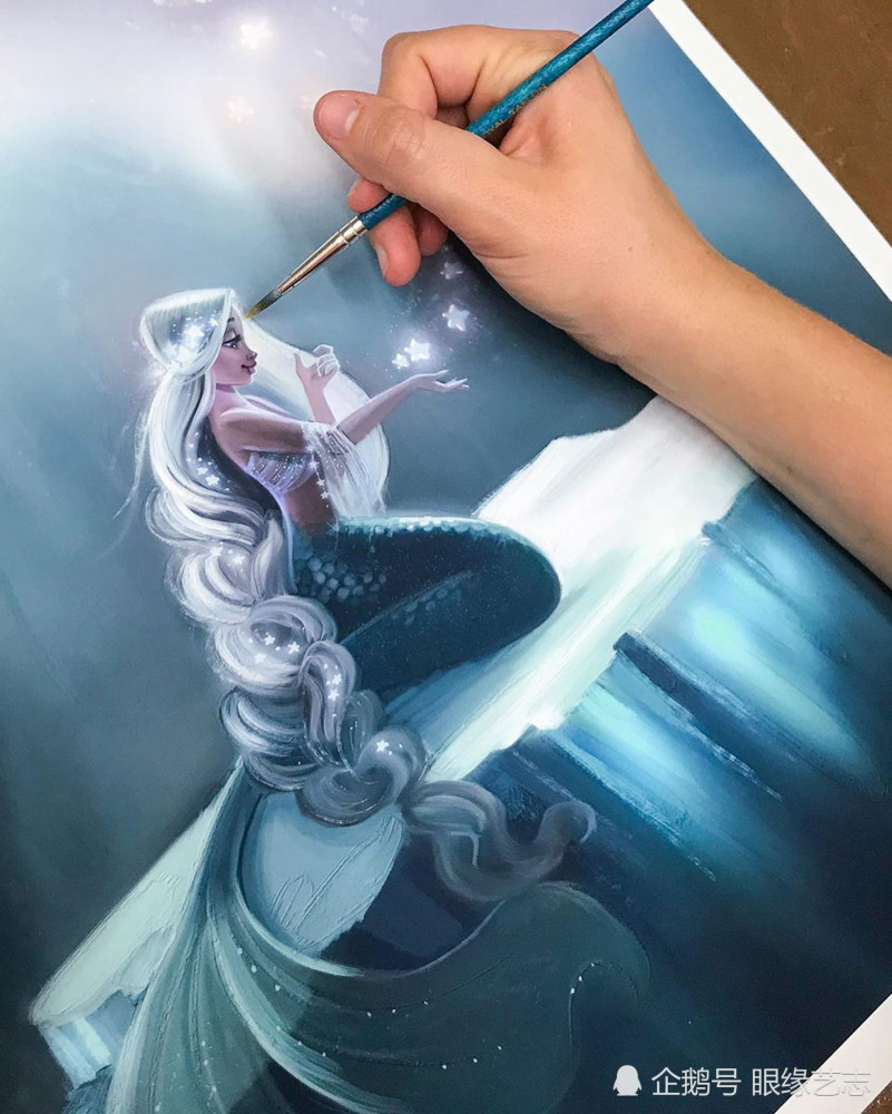 美人鱼|美人鱼美在何处？迪士尼画师带你领略虚幻美学中的人鱼梦