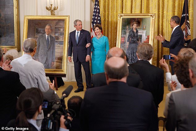 比尔·克林顿|小肚鸡肠的特朗普又打破白宫传统，将克林顿和小布什画像放杂物间