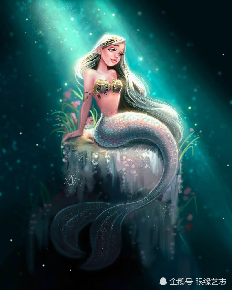美人鱼|美人鱼美在何处？迪士尼画师带你领略虚幻美学中的人鱼梦