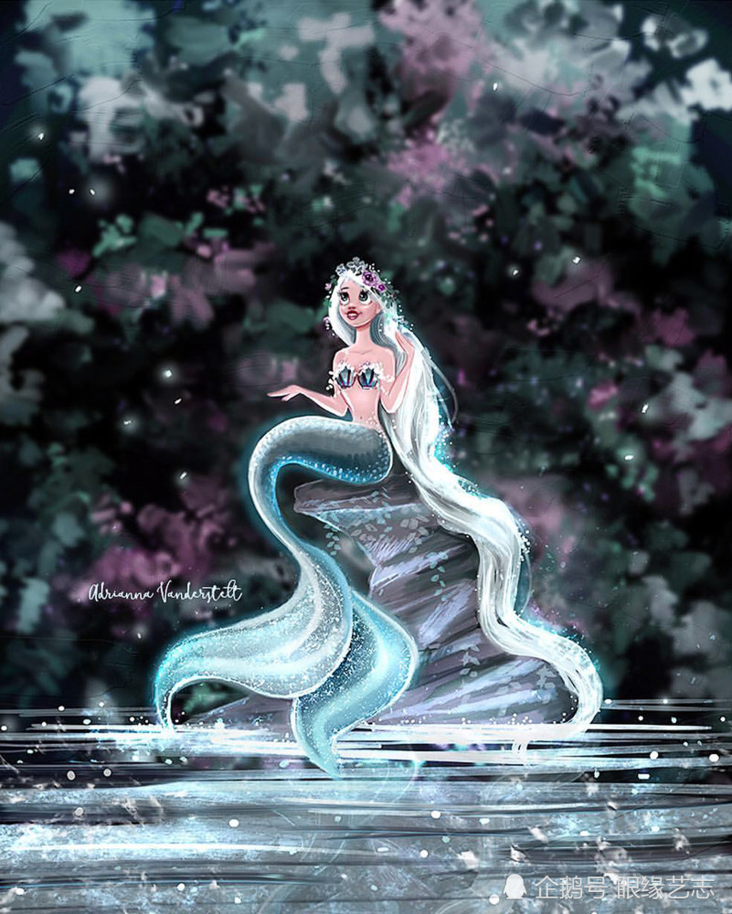 美人鱼|美人鱼美在何处？迪士尼画师带你领略虚幻美学中的人鱼梦