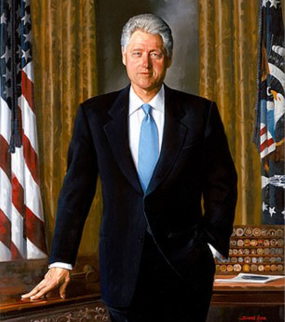 比尔·克林顿|小肚鸡肠的特朗普又打破白宫传统，将克林顿和小布什画像放杂物间