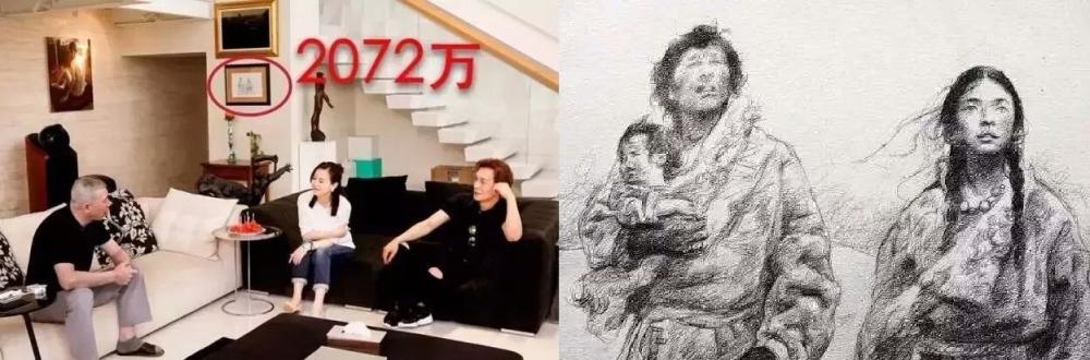 冯小刚|冯小刚徐帆排队买煎饼，打扮低调无人识，家中却挂有2000多万名画