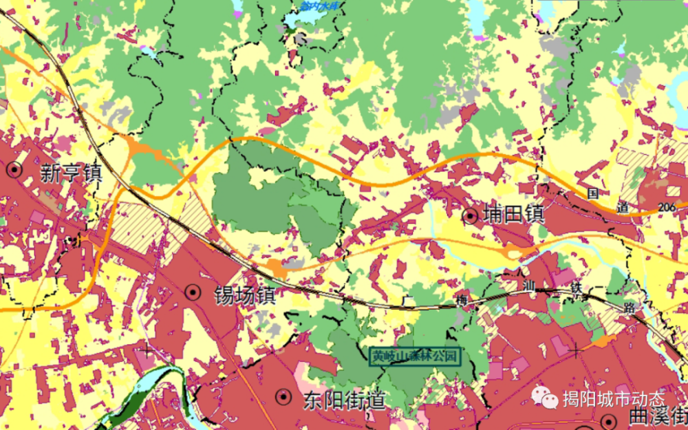 揭阳国道g206新线将经过这些地方